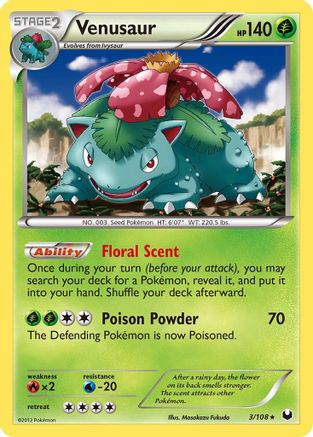 Venusaur 3/108 - Reverse Holofoil