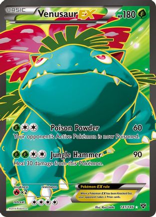 Venusaur EX (141 Full Art) 141/146 - Holofoil