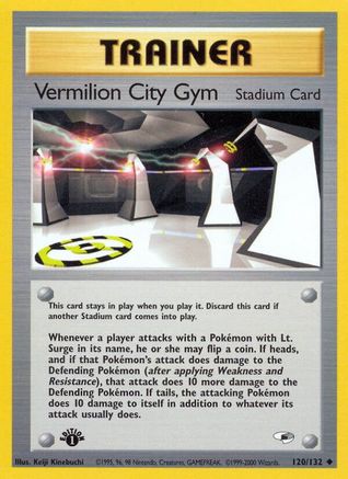 Vermilion City Gym 120/132 - 1st Edition