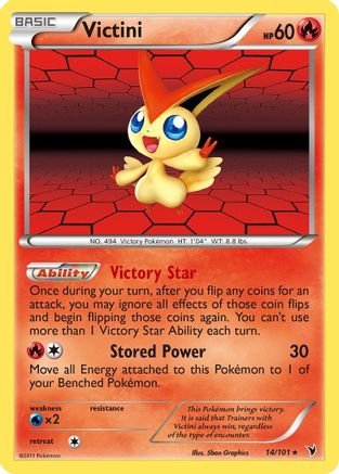 Victini (14) 14/101 - Holofoil