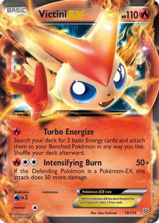 Victini EX 18/135 - Holofoil