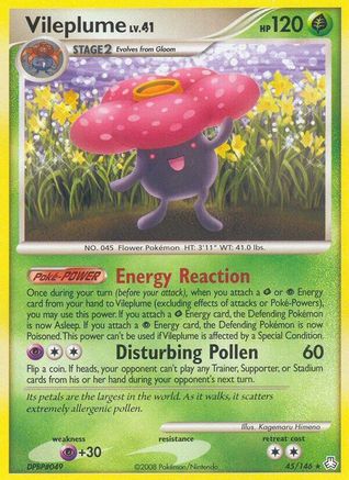 Vileplume 45/146 - Reverse Holofoil