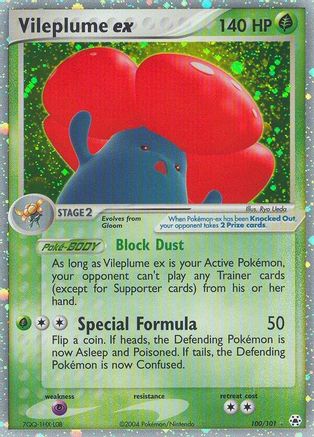 Vileplume ex 100/101 - Holofoil