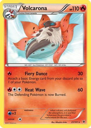 Volcarona 21/101 - Reverse Holofoil