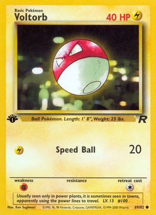 Voltorb 69/82 - 1st Edition