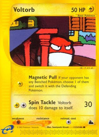 Voltorb 113/144 - Reverse Holofoil