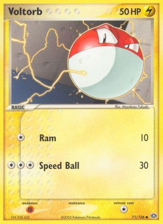 Voltorb 71/106 - Reverse Holofoil