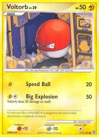 Voltorb 117/132 - Reverse Holofoil