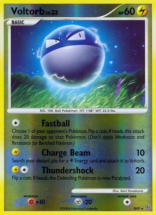 Voltorb (Shiny) SH3/100 - Reverse Holofoil