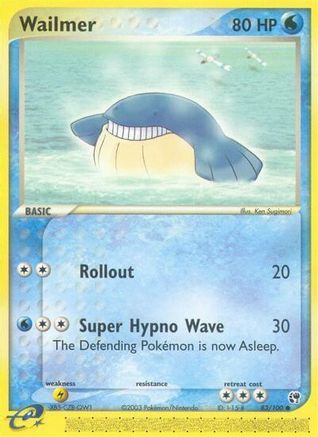 Wailmer 83/100 - Reverse Holofoil