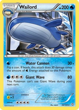 Wailord 26/124 - Holofoil