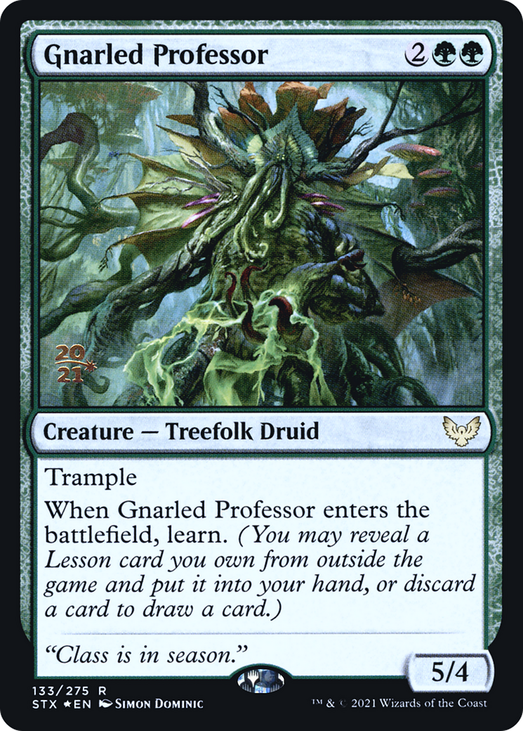 Gnarled Professor (PRE-133S) -  Foil