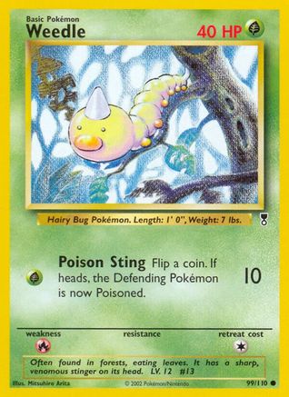 Weedle 99/110 - Reverse Holofoil