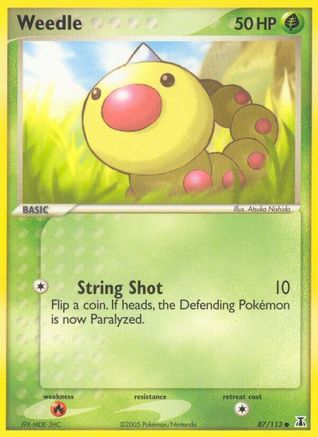 Weedle 87/113 - Reverse Holofoil