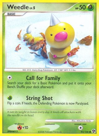 Weedle 93/106 - Reverse Holofoil