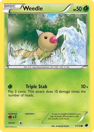 Weedle 1/116 -