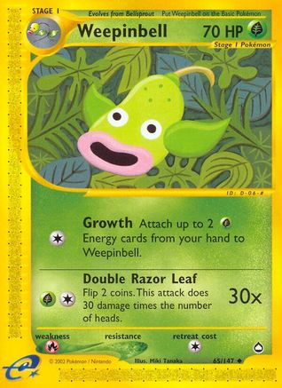 Weepinbell 65/147 - Reverse Holofoil