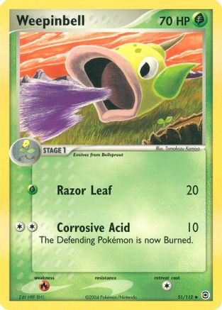 Weepinbell 51/112 - Reverse Holofoil