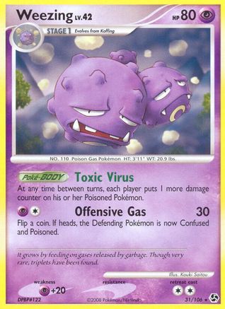 Weezing 31/106 - Reverse Holofoil