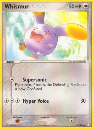 Whismur 69/100 - Reverse Holofoil