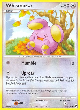 Whismur 94/106 - Reverse Holofoil