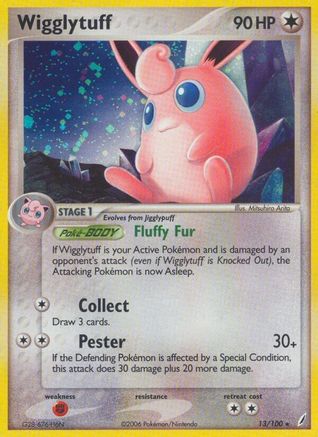 Wigglytuff 13/100 - Reverse Holofoil