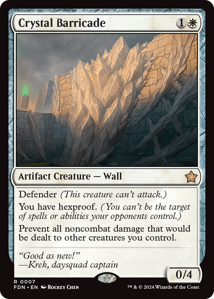 Crystal Barricade (FDN-007) -  Foil