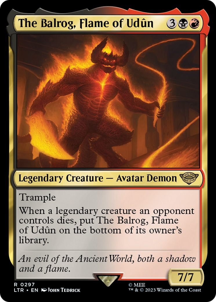 The Balrog, Flame of Udûn (LTR-297) -