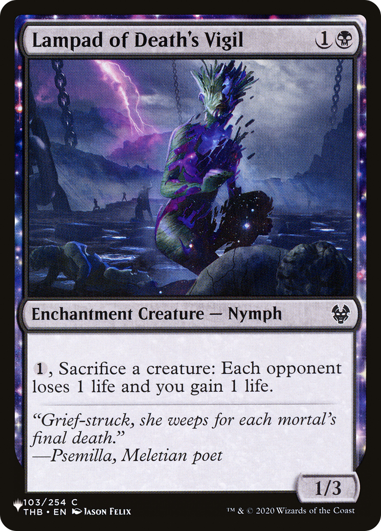 Lampad of Death's Vigil (LIST-THB-103) - : (enchantment)