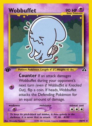 Wobbuffet (35) 35/75 - 1st Edition