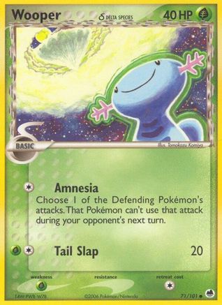 Wooper (Delta Species) 71/101 - Reverse Holofoil