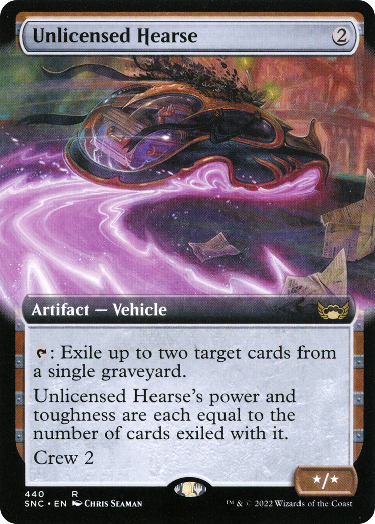 Unlicensed Hearse (SNC-440) - : (Extended Art) Foil