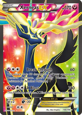 Xerneas EX (146 Full Art) 146/146 - Holofoil