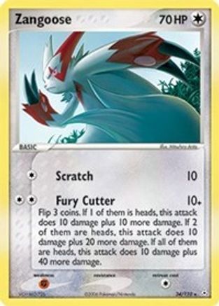 Zangoose 34/110 - Reverse Holofoil