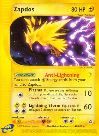 Zapdos 44/147 - Reverse Holofoil