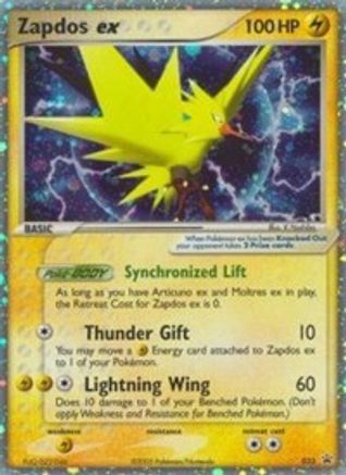 Zapdos ex - 033 (EX Collector's Window Tins) 33/40 - Holofoil