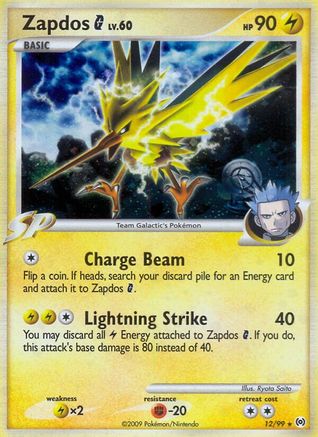 Zapdos G 12/99 - Reverse Holofoil