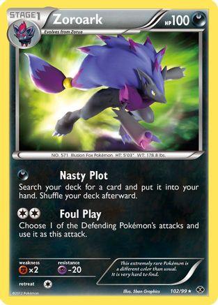 Zoroark 102/99 - Holofoil