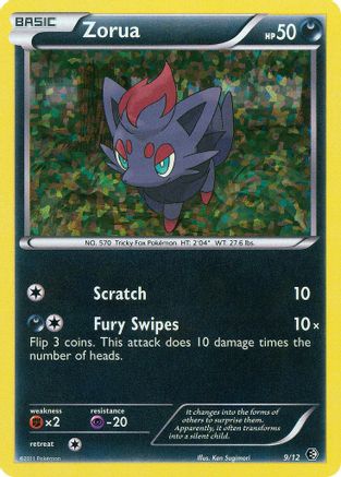 Zorua - 9/12 9/12 - Holofoil