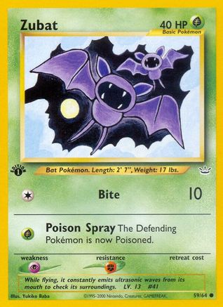 Zubat 59/64 - 1st Edition