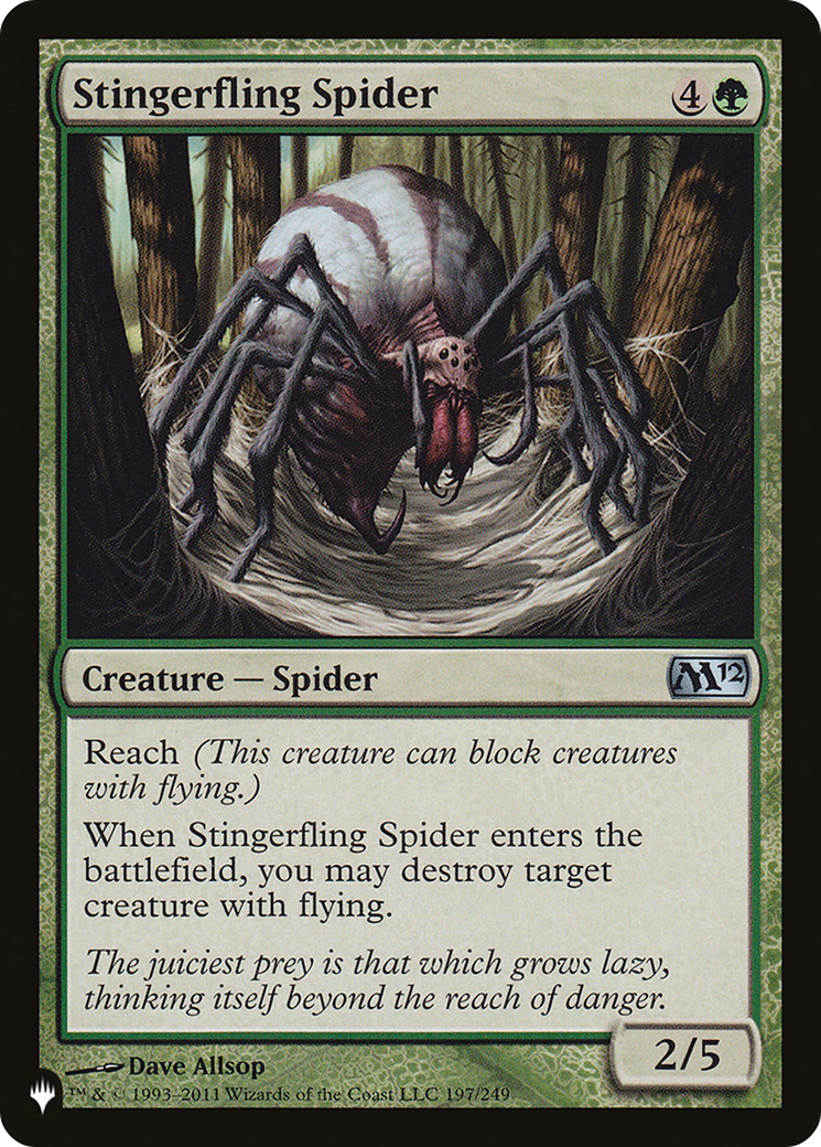 Stingerfling Spider (LIST-M12-197) -