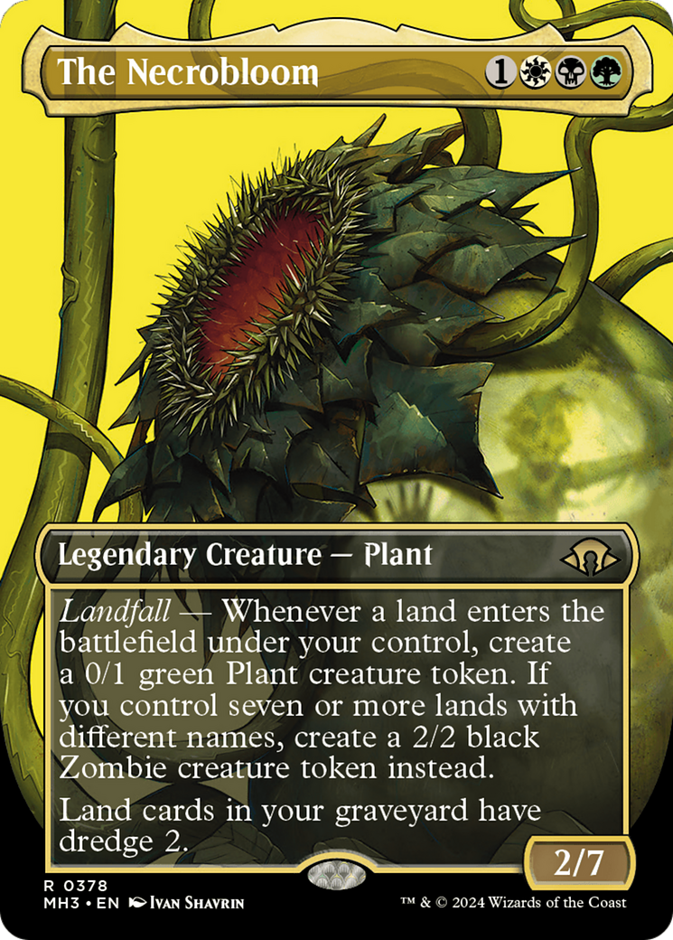 The Necrobloom (MH3-378) -  (Borderless) Foil