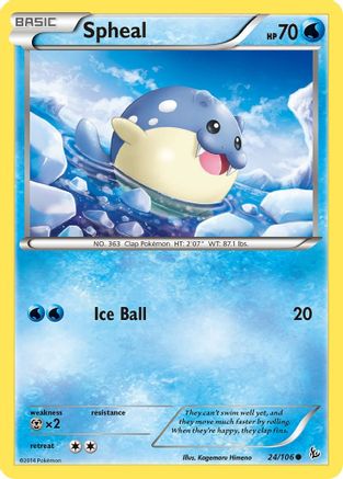 Spheal 24/106 - Reverse Holofoil