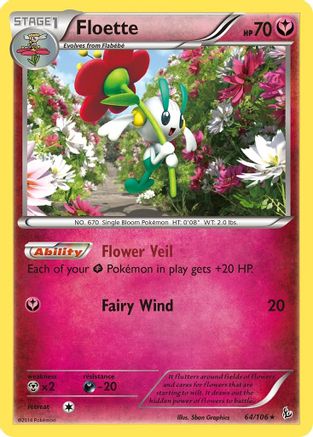 Floette (64) 64/106 - Reverse Holofoil