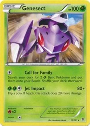 Genesect - 10/101 (BW Plasma Blast) 10 - Holofoil