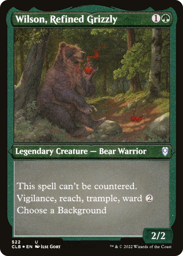 Wilson, Refined Grizzly (CLB-522) -  Etched Foil