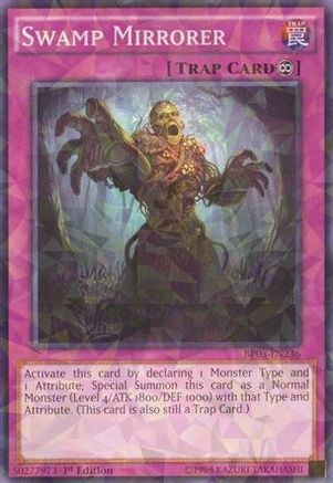 Swamp Mirrorer (Shatterfoil) (BP03-EN236) - Battle Pack 3: Monster League 1st Edition