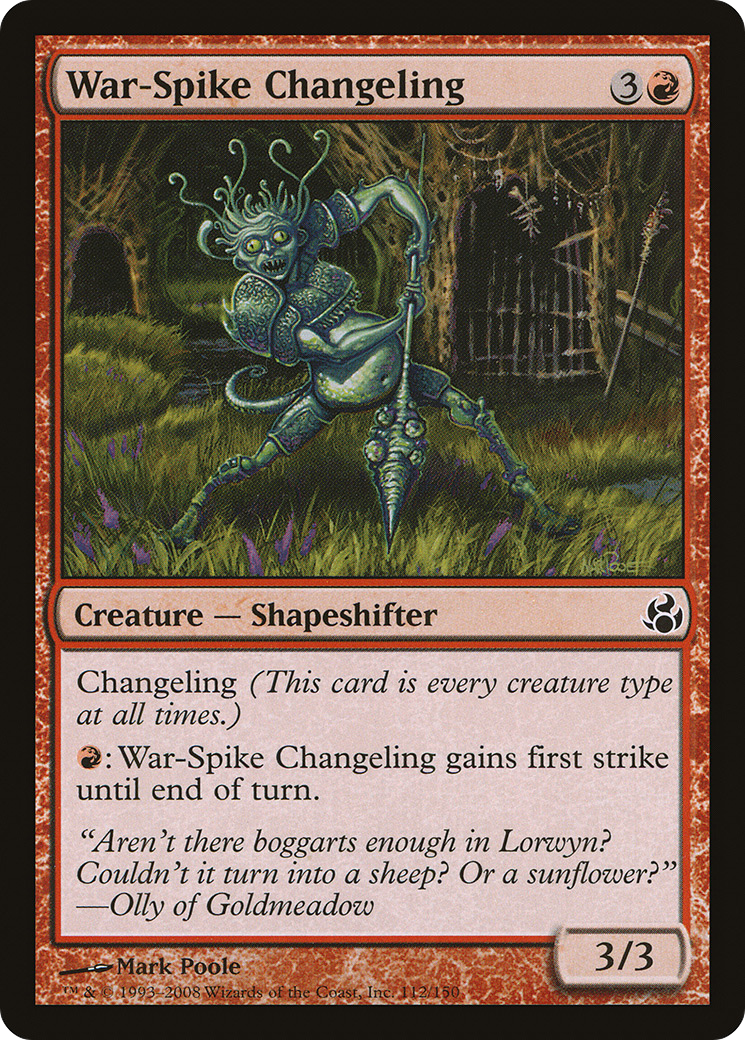 War-Spike Changeling (MOR-112) -  Foil