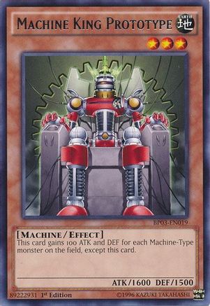 Machine King Prototype (BP03-EN019) - Battle Pack 3: Monster League 1st Edition