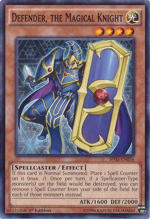 Defender, The Magical Knight (BP03-EN054) - Battle Pack 3: Monster League 1st Edition